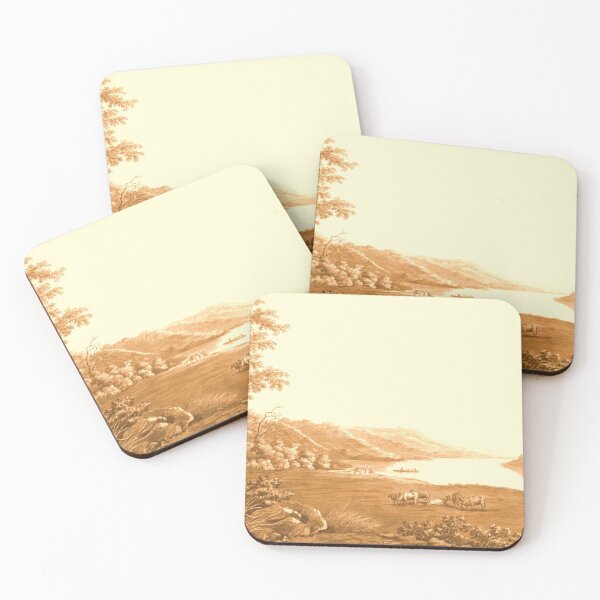 Item preview, Pastoral Scene with Cows (Sepia) designed and sold by LansingOLeary.