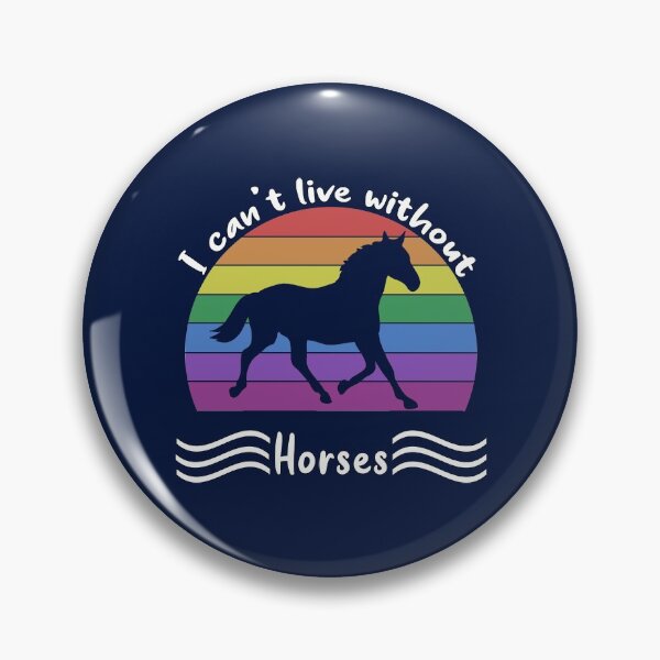 Item preview, Horses i can't live without, rainbow sun. Best gift designed and sold by made4K.