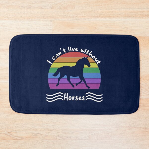 Item preview, Horses i can't live without, rainbow sun. Best gift designed and sold by made4K.