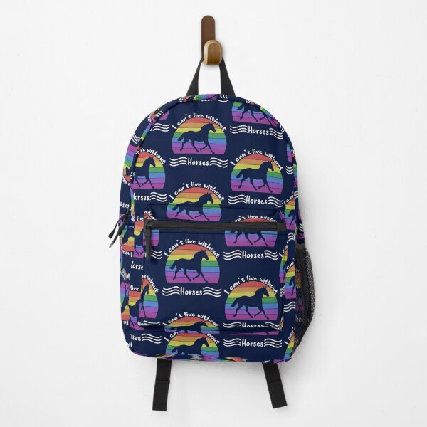 Item preview, Horses i can't live without, rainbow sun. Best gift designed and sold by made4K.