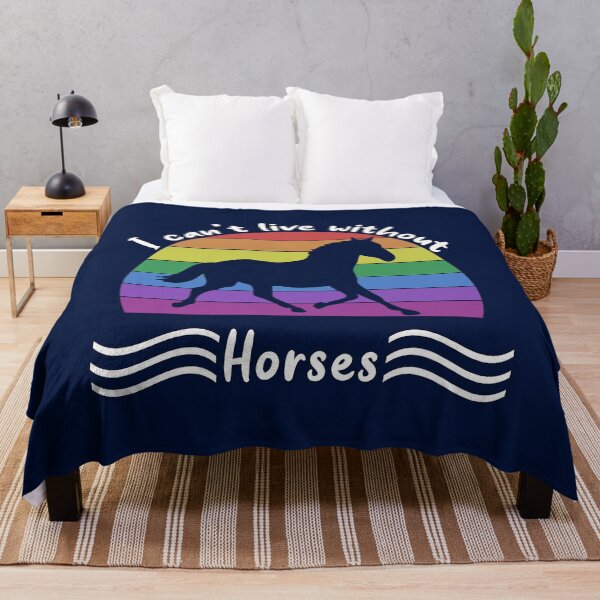 Item preview, Horses i can't live without, rainbow sun. Best gift designed and sold by made4K.