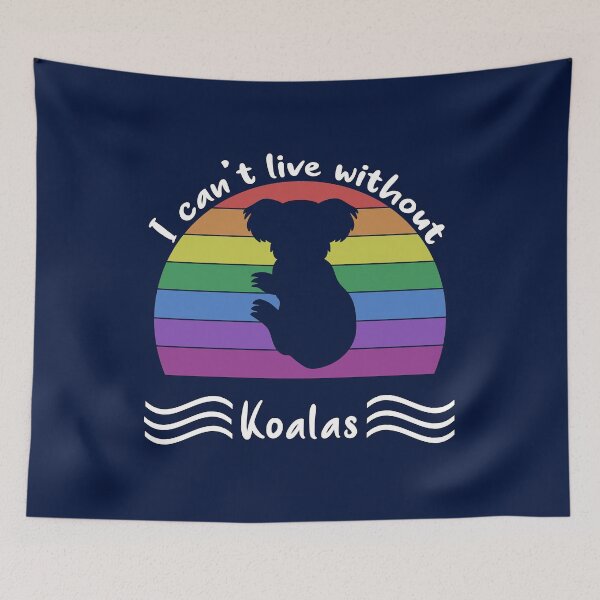 Item preview, koalas i can't live without, rainbow sun. Best gift designed and sold by made4K.