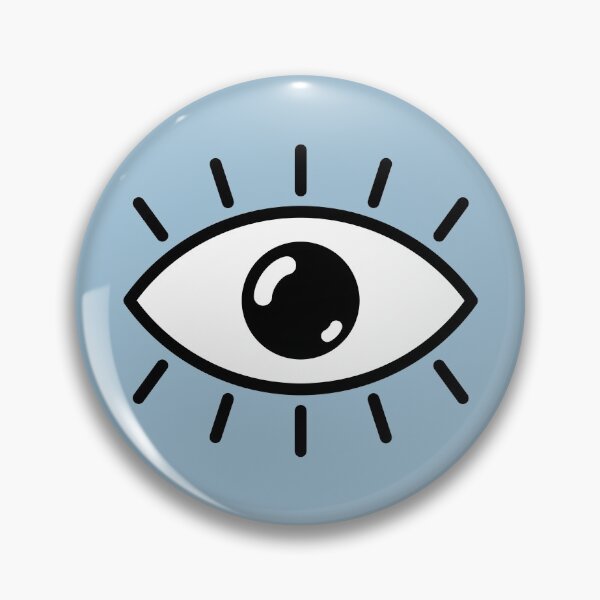 Item preview, Open eye - light blue designed and sold by reIntegration.
