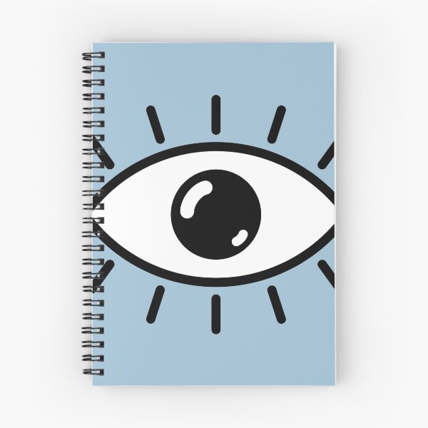 Item preview, Open eye - light blue designed and sold by reIntegration.