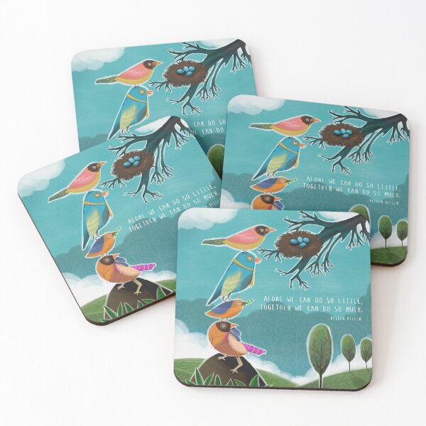 Item preview, Together we can do so much - Bird print designed and sold by Annette Kraus.