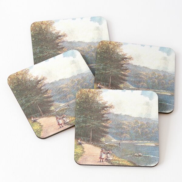 Item preview, Vintage Illustration of Peebles, Tweedside designed and sold by yourscotborders.