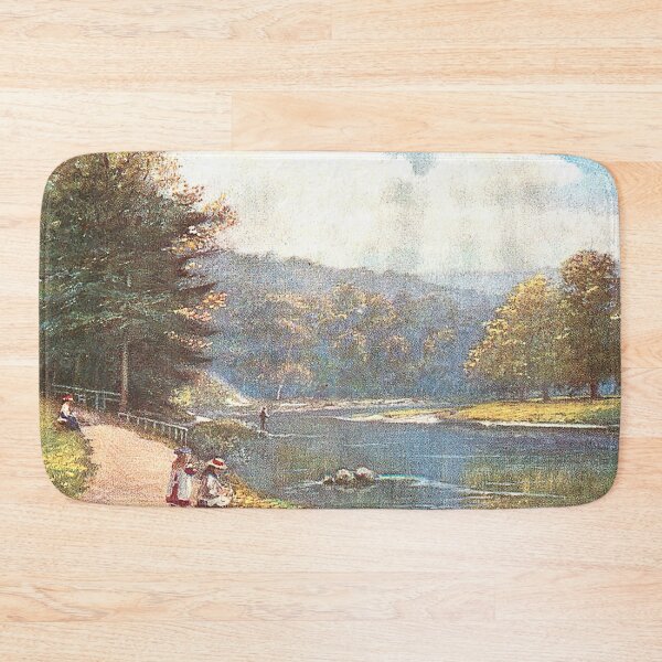 Item preview, Vintage Illustration of Peebles, Tweedside designed and sold by yourscotborders.