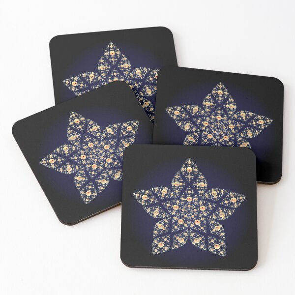 Item preview, Amanecer Flor Fractal Geométrico Amarillos designed and sold by BoundedChaos.