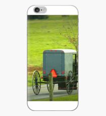 Amish Buggy on Highway iPhone Case