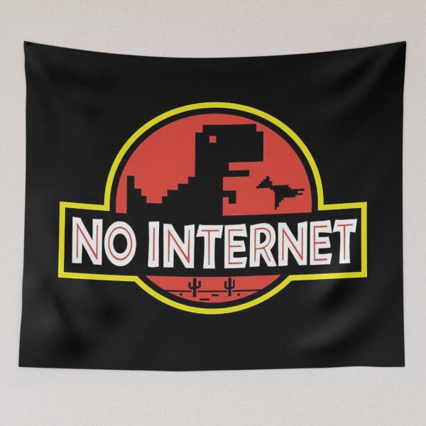 Item preview, No internet signal, dinosaur designed and sold by NatiiHerre.