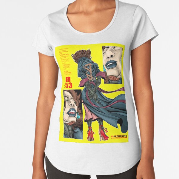 The Stewardess ("you disappoint me..." multi-language) Premium Scoop T-Shirt