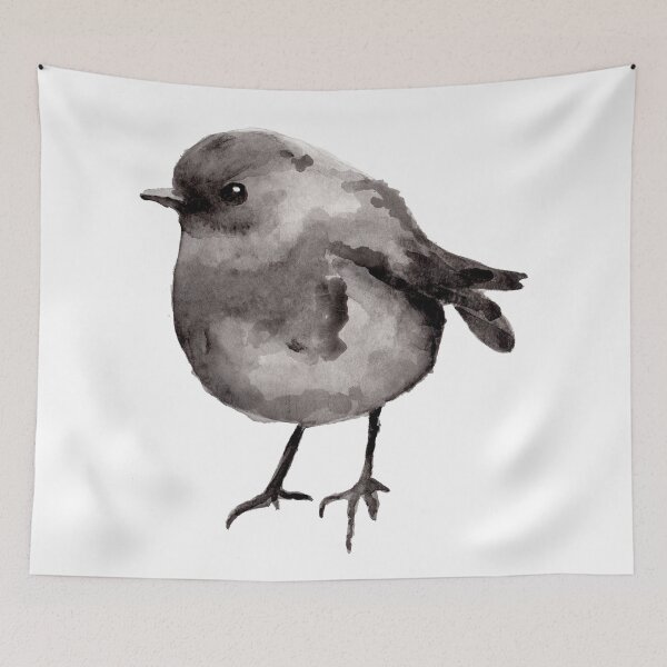 Item preview,  Robin bird in watercolor designed and sold by Pintarrajearte.