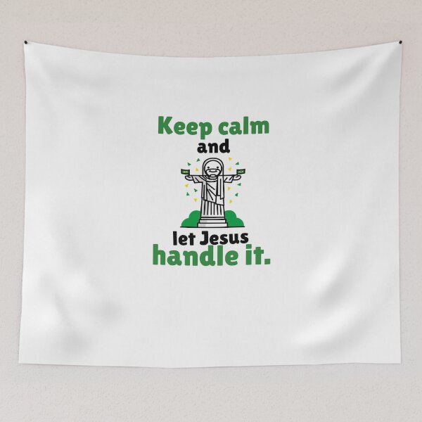 Item preview, Keep calm and let Jesus handle it. - god design designed and sold by GLwithUs.