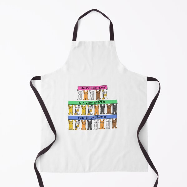 Item preview, Happy Birthday to Foster Daughter Cartoon Cats designed and sold by KateTaylor.