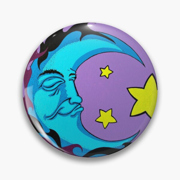 Item preview, Moon Painting Sticker designed and sold by Geomonic.
