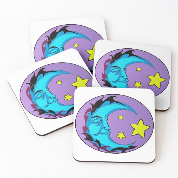 Item preview, Moon Painting Sticker designed and sold by Geomonic.