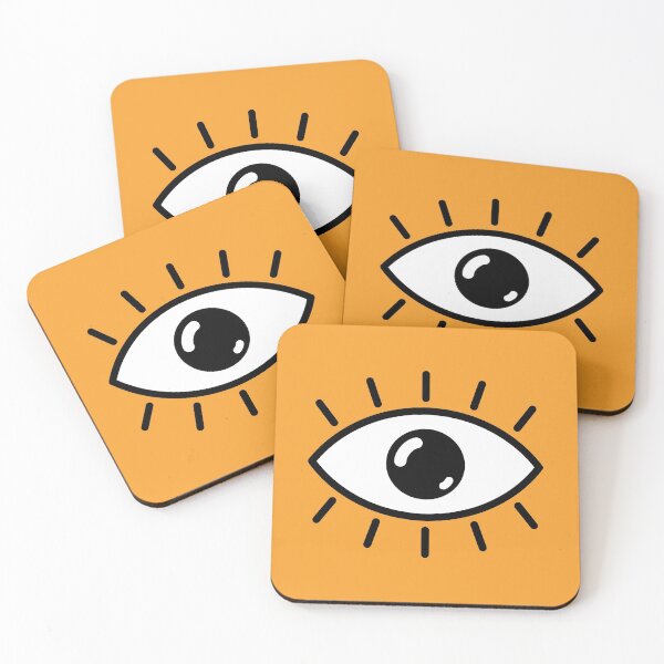 Item preview, Open eye - orange designed and sold by reIntegration.
