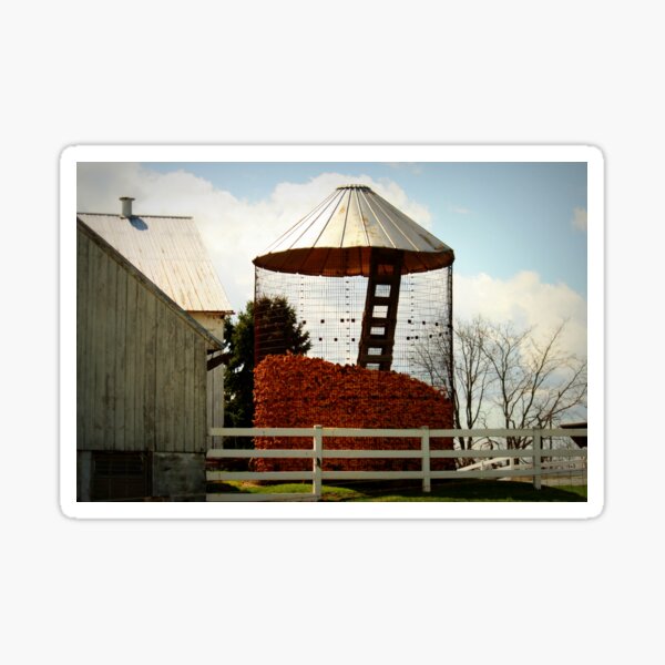 Vista previa del artículo con la obra «Amish Corn Silo», diseñado y vendido por Toccoa.