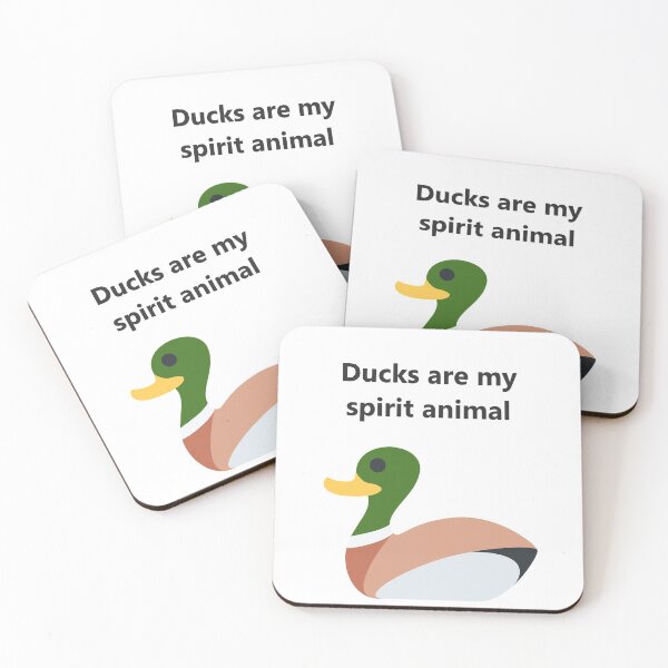 Item preview, Ducks are my spirit animal designed and sold by Shrewd Mood.