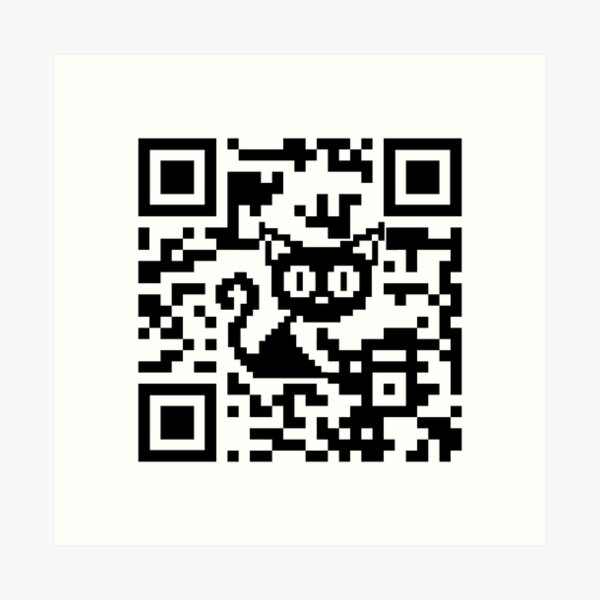 Qr Code Art Prints For Sale Redbubble