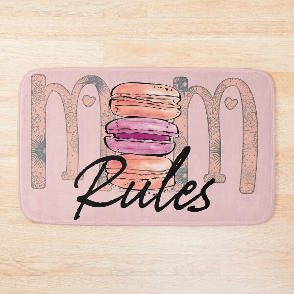 Item preview, Mum rules with macaroons designed and sold by CharlieCreates.