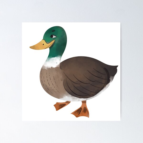 Item preview, happy duck designed and sold by Shrewd Mood.