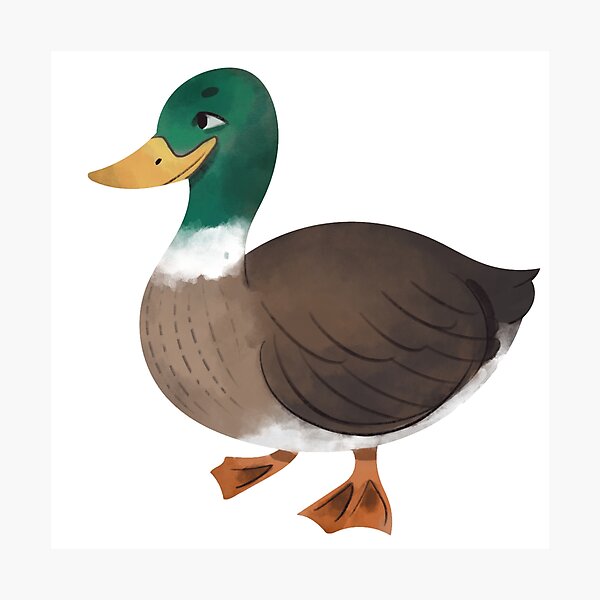 Item preview, happy duck designed and sold by Shrewd Mood.