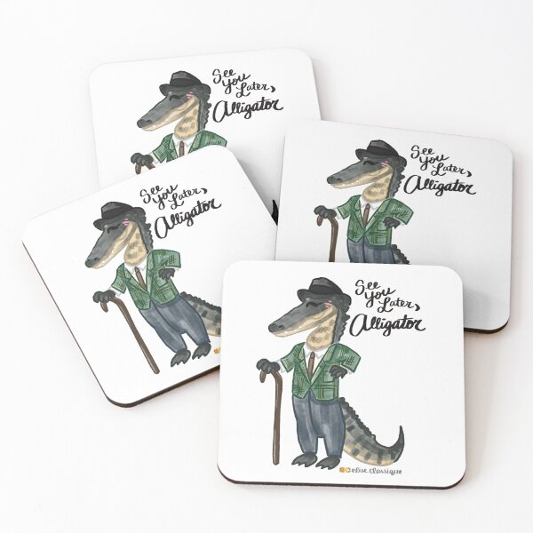 Item preview, See You Later, Dapper Gator designed and sold by eliseclassique.