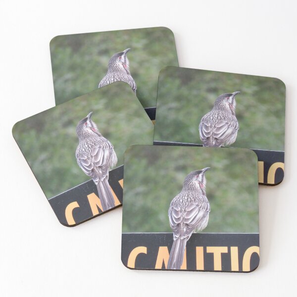 Item preview, Red wattlebird on the sign designed and sold by greentiger1.