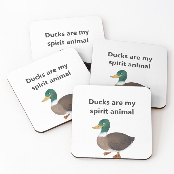 Item preview, Ducks are m spirit animal designed and sold by Shrewd Mood.