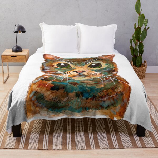 Item preview, Cat in watercolor designed and sold by Pintarrajearte.