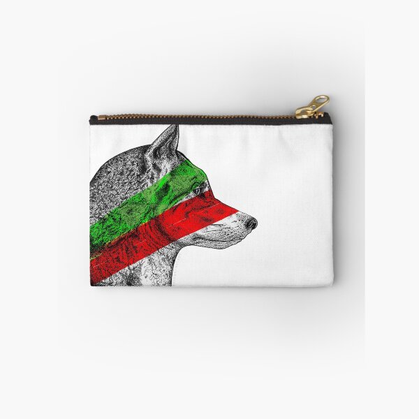 Item preview, Eurasian Wolf (Green & Red) designed and sold by Shaunmackart.