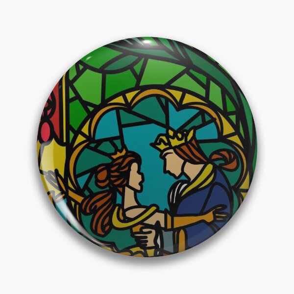 Item preview, Beautiful and Beastly Stained Glass Window designed and sold by KatrinaAnya.