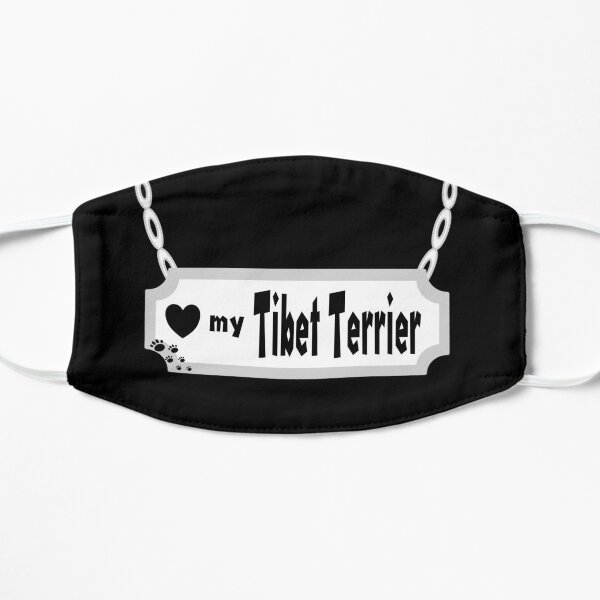 Tibet Terrier Tshirt Tibet Terrier Hund Shirt T-Shirt Flache Maske