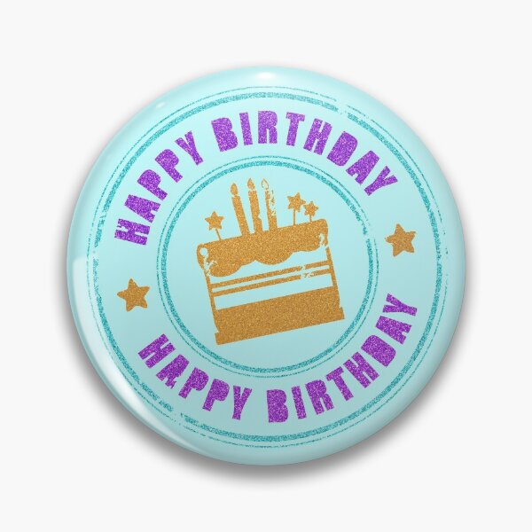 Item preview, Happy Birthday...Glitter-Scrapbook-Style! (on aqua) designed and sold by PawsitiveMum.