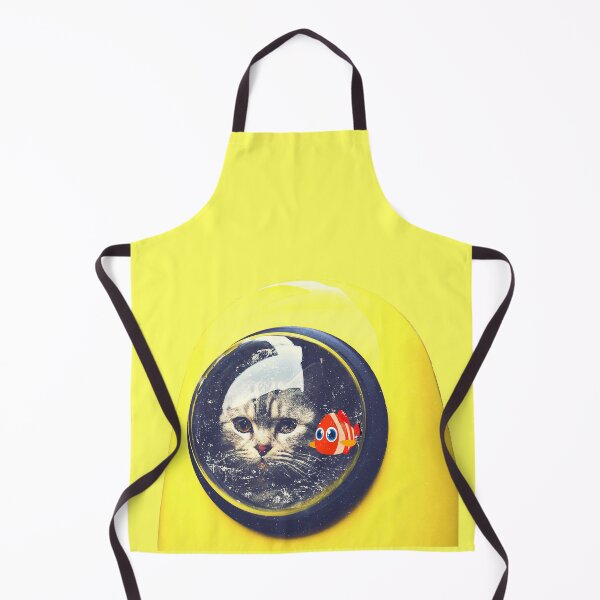 Item preview, I Found Him - Surprised Cat Face And Fish designed and sold by Schka.