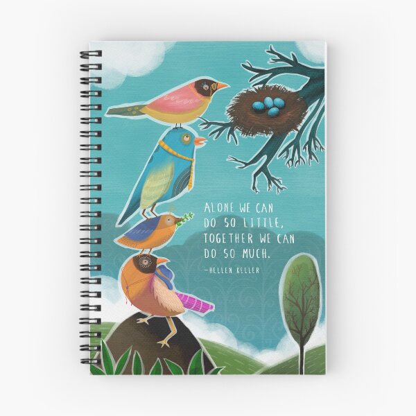 Item preview, Together we can do so much - Bird print designed and sold by Annette Kraus.