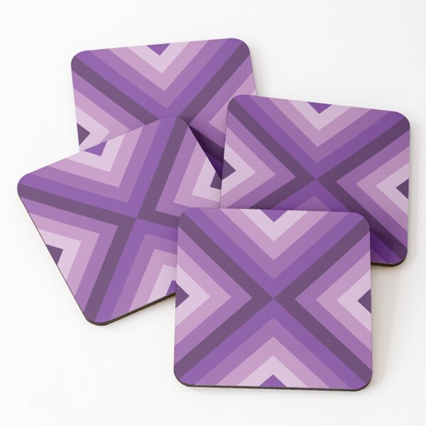 Item preview, Striped chevron purple line pattern designed and sold by BLMcreations.