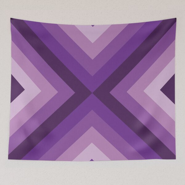 Item preview, Striped chevron purple line pattern designed and sold by BLMcreations.