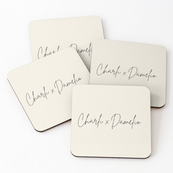 Item preview, Cute charli damelio cursive font on beige cream designed and sold by MNCO.