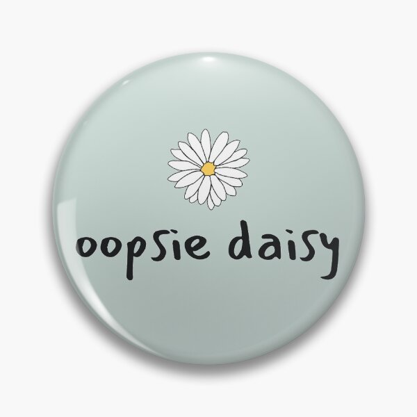Item preview, Cute oopsie daisy white and yellow flower - sage green designed and sold by MNCO.