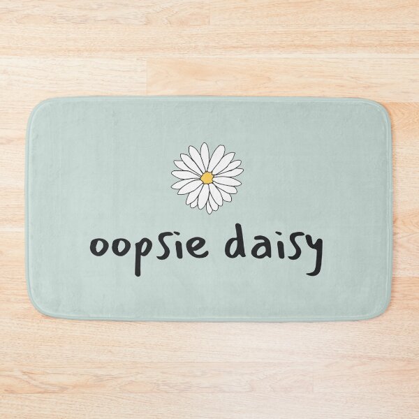 Item preview, Cute oopsie daisy white and yellow flower - sage green designed and sold by MNCO.