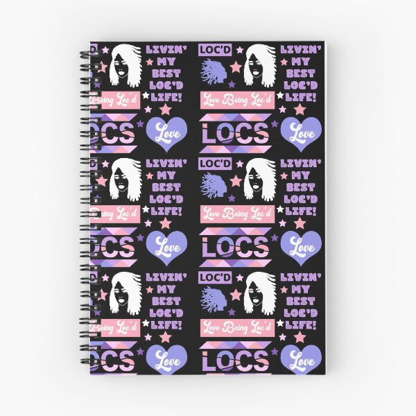 Item preview, Locs Purple Pattern designed and sold by blackartmatters.
