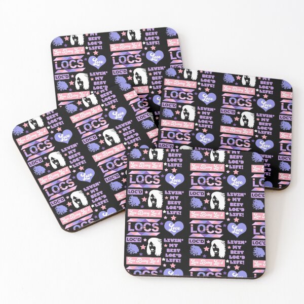 Item preview, Locs Purple Pattern designed and sold by blackartmatters.