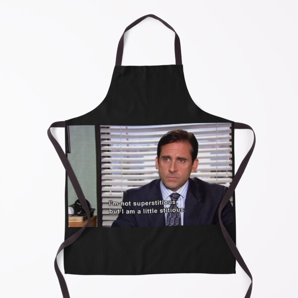 Item preview, The Office Michael Scott I'm not superstitious but I am a little stitious designed and sold by OuDesigns.