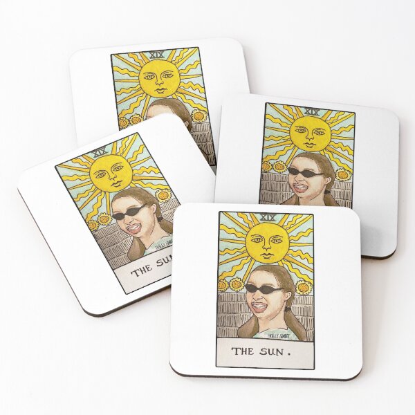 Item preview, The Sun Take On Me vine tarot card designed and sold by hollyisnotanart.
