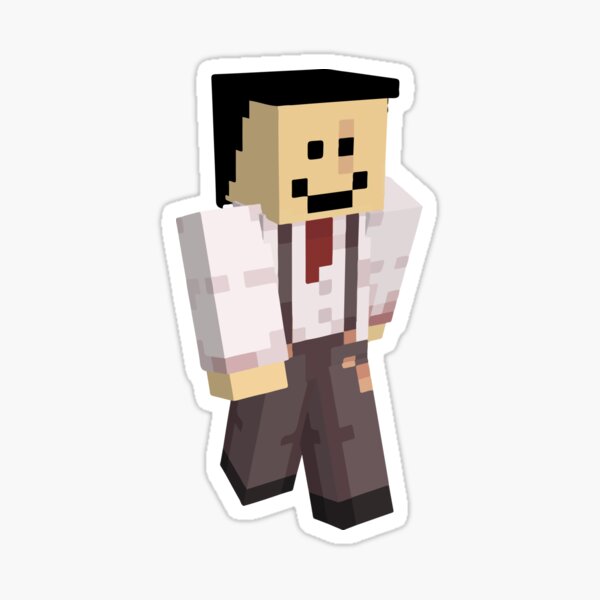 Minecraft Rose Stickers Redbubble