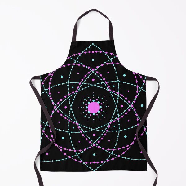 Item preview, Mandala Dotted - pink and turquoise dot mandala pattern designed and sold by Gerhanj.