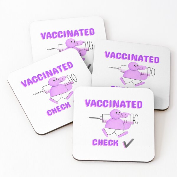 Item preview, Vaccinated Check designed and sold by SportyDogShop.
