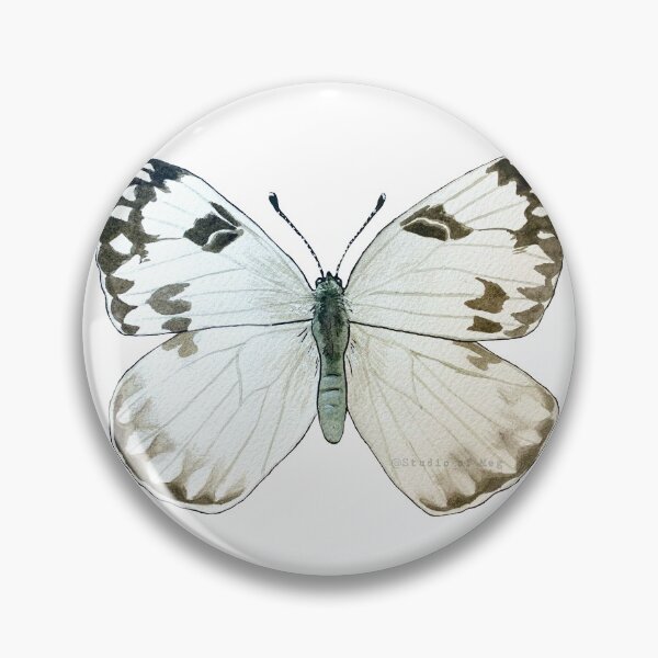 Item preview, Checkered White Butterfly designed and sold by StudioOfMeg.